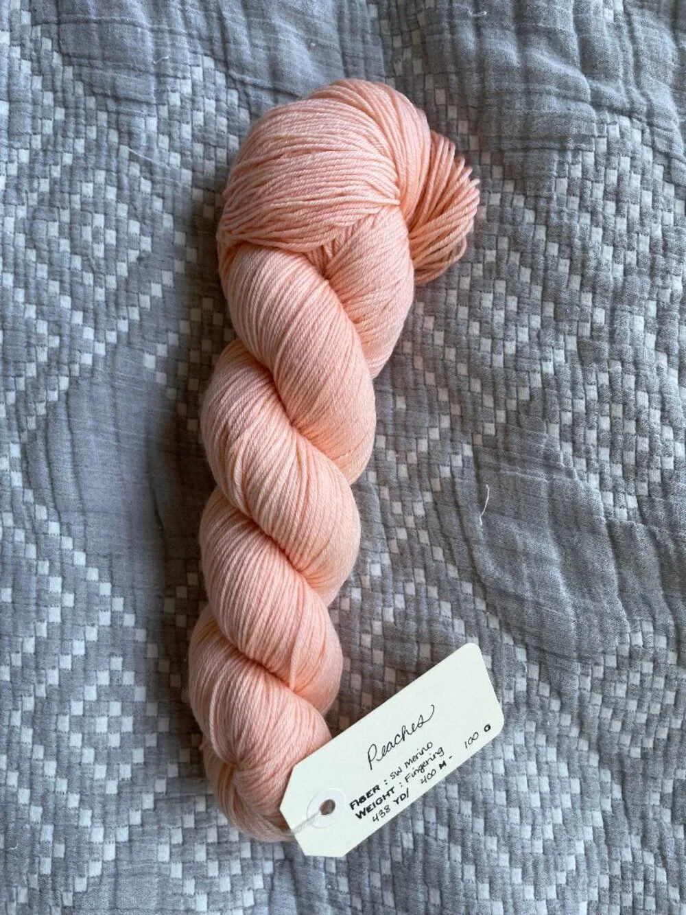 Gingko B. Merino Wool Fingering Weight Botanically Dyed Yarn